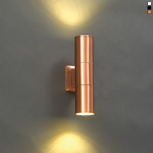 LED 옥외 A형 小 벽2등 (COB) /10W백색,흑색,동도금