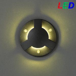 LED 벤츠 지중등 3구(매입)/Ø100