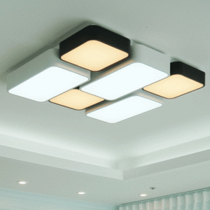LED 블록 6등 색변환 거실등 100W