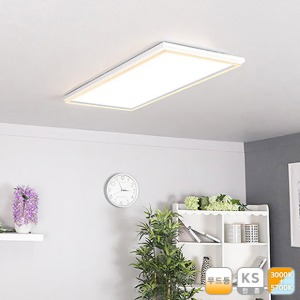 LED 엣지 유니온 직사각 방등/거실등 60W (부분점등가능) 무드등